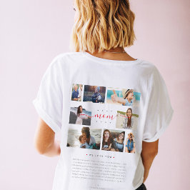 Camiseta Melhor Mãe Moderna 8 Fotos - Letra Engraçada Mulhe