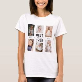 Camiseta Melhor Mãe Nunca Personalizável Ano e Imagens