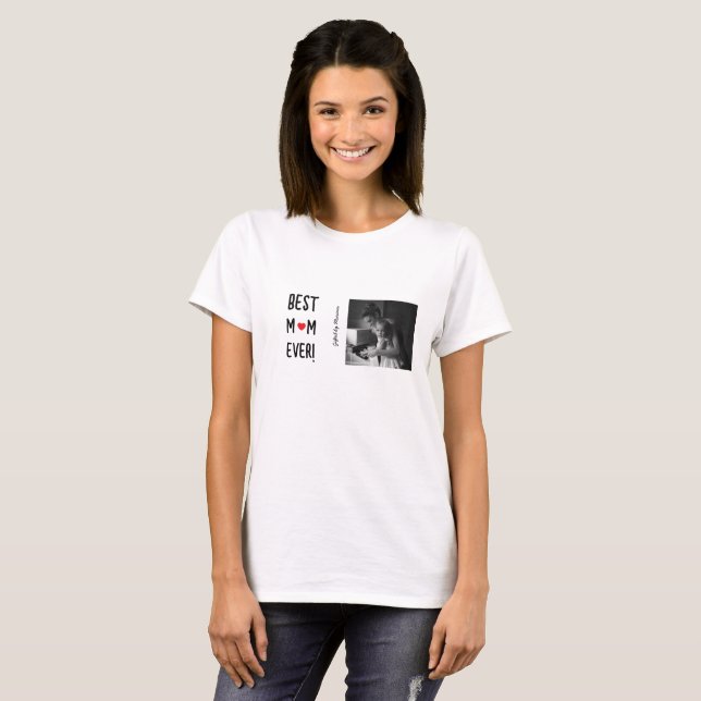 Camiseta Melhor Mãe Nunca Personalizável Nome (Frente Completa)