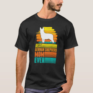 Camiseta Melhor Mãe Pastor Alemão de Todos os Tempos Mãe Pa