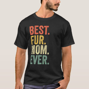 Camiseta Melhor MÃE Peluda de Todos os Tempos Vintage Retro