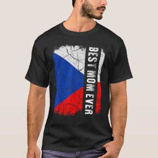 Camiseta Melhor Mãe Tcheca Alguma Vez República Tcheca Band