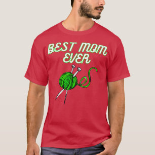 Camiseta melhor mãe tricotando 69
