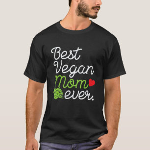 Camiseta Melhor Mãe Vegana de Todos os Tempos Mãe Vegetaria