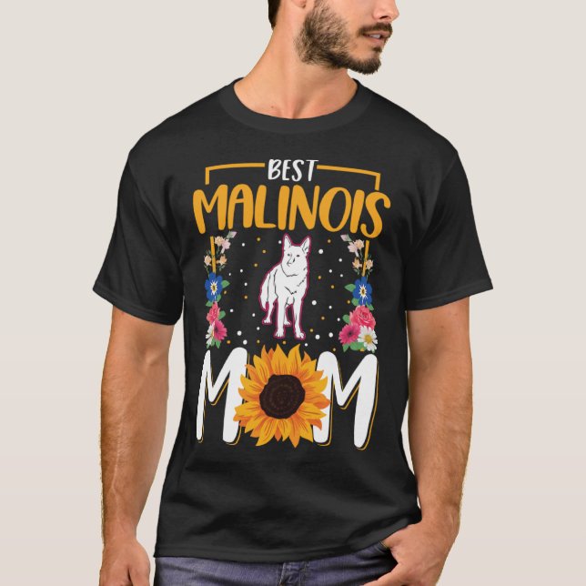 Camiseta Melhor Malinois Mãe Ever Malinois Belga 1 (Frente)