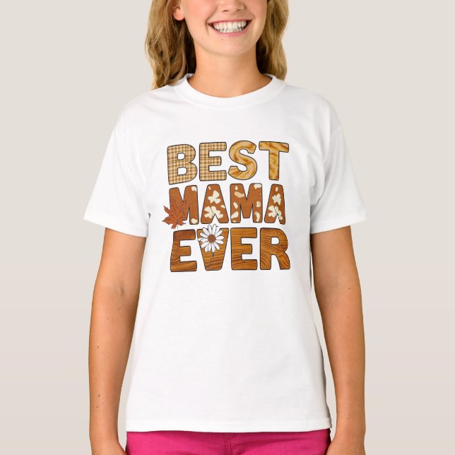 Camiseta Melhor Mamãe de sempre (Frente)