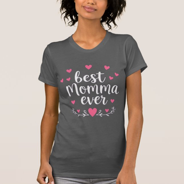 Camiseta melhor mamãe de todas cinza (Frente)