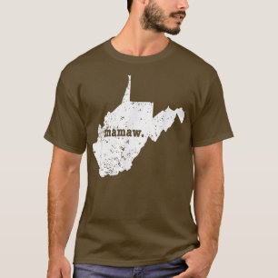 Camiseta Melhor Mamaw West Virginia Avó Personalizada