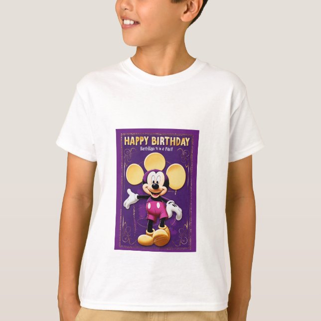 Camiseta Melhor maneira de desejar a alguém feliz aniversár (Frente)