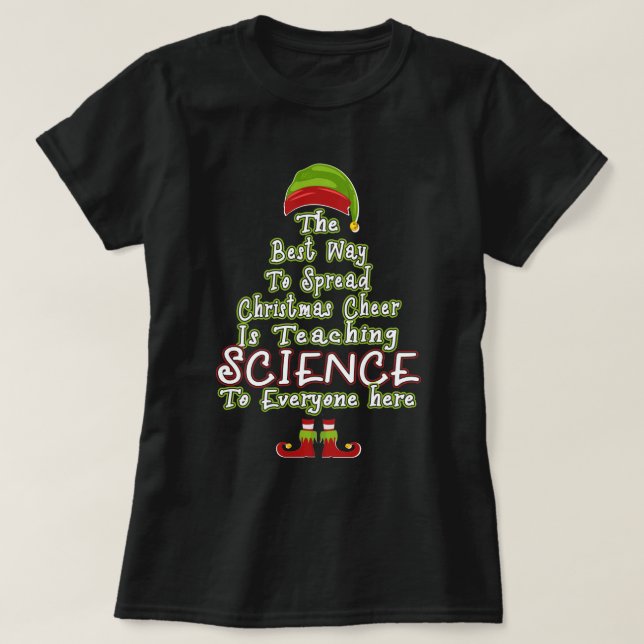 Camiseta Melhor Maneira De Espalhar O Natal Feliz Para O Na (Frente do Design)
