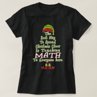 Camiseta Melhor Maneira De Espalhar O Presente De Math Xmas