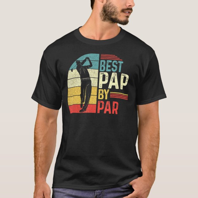 Camiseta Melhor Mapa De Menores Do Par Pai Do Dia Pai Golf  (Frente)