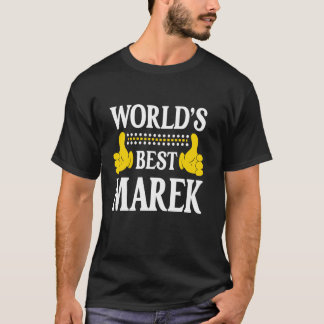 Camiseta Melhor Marek Nome Pessoal Primeiro Nome Engraçado