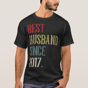 Camiseta Melhor Marido de 2017, 5 anos de 5 Casamento