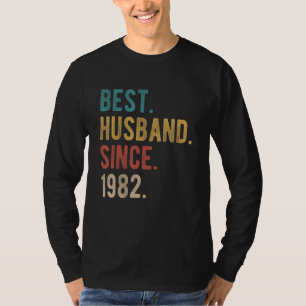 Camiseta Melhor Marido desde 1982, 40º Aniversário de Casam