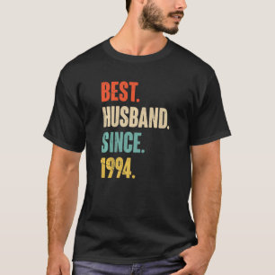Camiseta Melhor Marido Desde 1994 28 Aniversário De Casamen