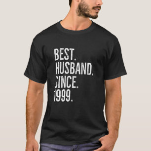 Camiseta Melhor Marido Desde 1999 Annive De Casamento Epic