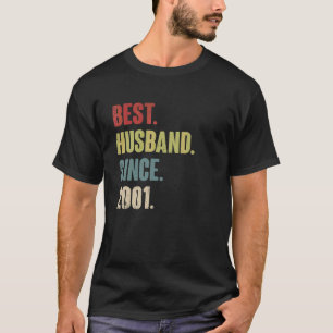Camiseta Melhor Marido Desde 2001 21ruas Casando Aniversári