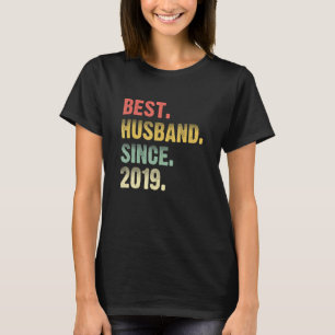 Camiseta Melhor Marido Desde 2019 Casal Bonito 2º Casamento
