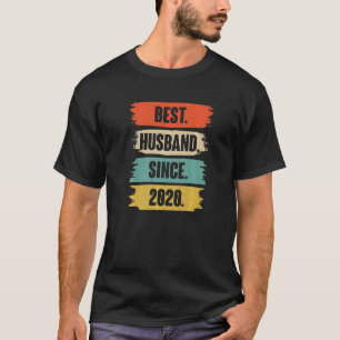 Camiseta Melhor Marido Desde 2020, segundo De Casamento De