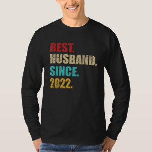 Camiseta Melhor marido desde 2022 para o terceiro aniversár