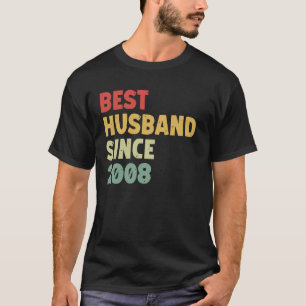 Camiseta Melhor Marido Desde Aniversário De Casamento Engra