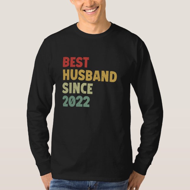 Camiseta Melhor Marido Desde Aniversário De Casamento Engra (Frente)
