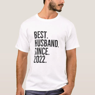 Camiseta Melhor Marido Desde Annive De Casamento Do Casal E