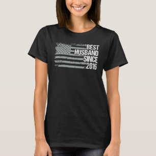 Camiseta Melhor Marido Desde o Aniversário de Casamento de