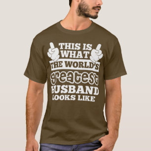 Camiseta Melhor Marido do Mundo de Mens