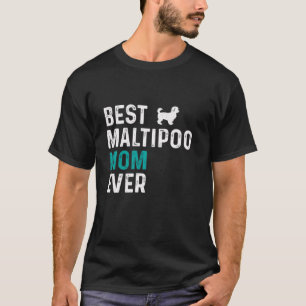 Camiseta Melhor Matipoo Mãe Nunca Engraçada Dono de Pet Mat