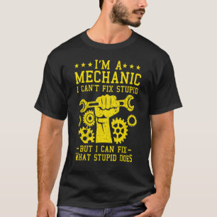 Camiseta Melhor Mecânico de Carro Engraçado para Homens Mul