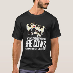 Camiseta Melhor Medicamento São Vacas Seu Amor Pode Curar V
