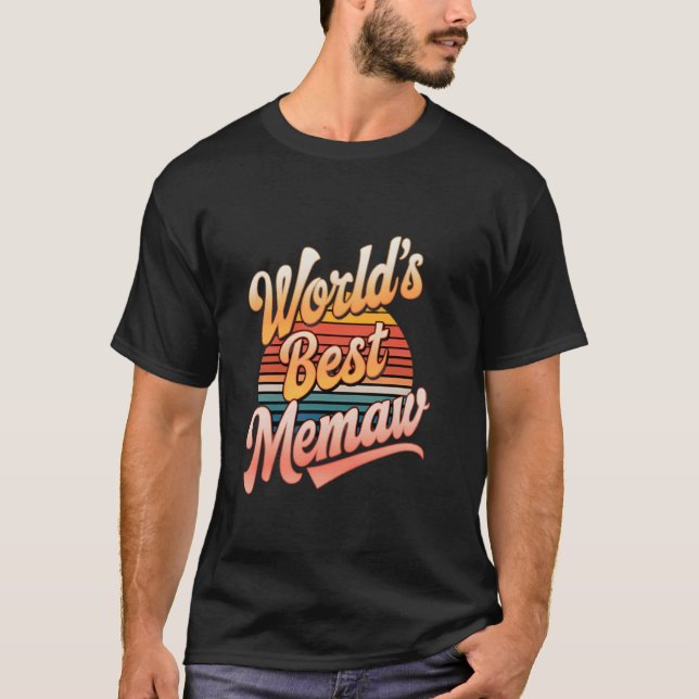 Camiseta Melhor Memaw do Mundo (Frente)