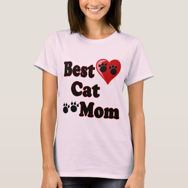 Camiseta Melhor Merchandise da Mãe de Gato para a Mãe (Frente)