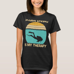 Camiseta Melhor Mergulho Scuba Para Mulheres Profissionais 