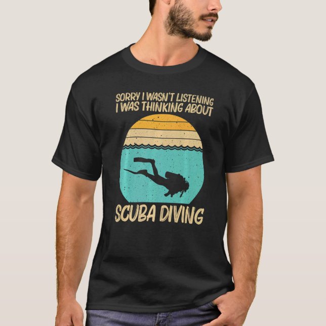 Camiseta Melhor Mergulho Scuba Para Mulheres Profissionais  (Frente)