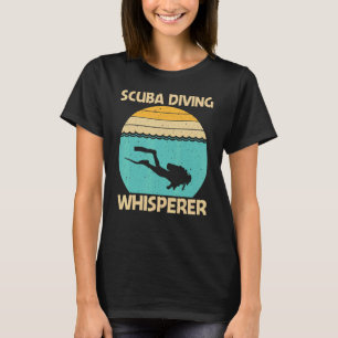 Camiseta Melhor Mergulho Scuba Para Mulheres Profissionais