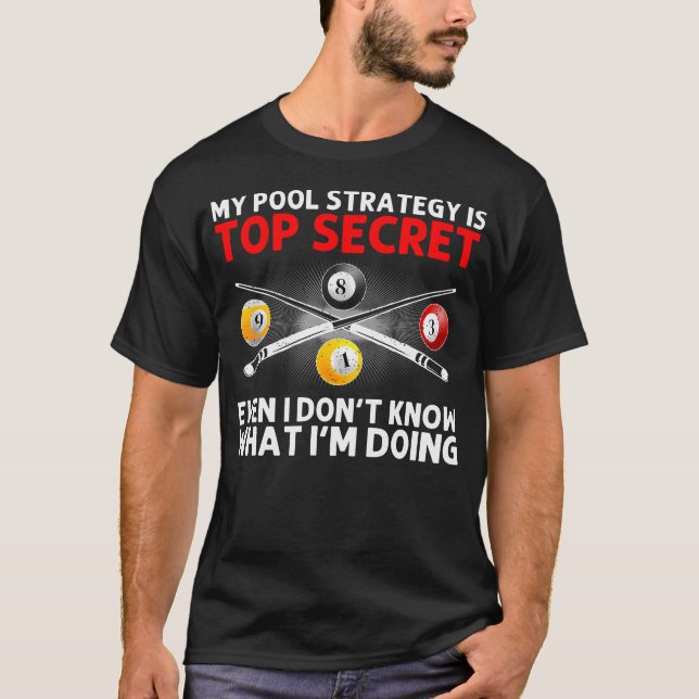 Camiseta Melhor Mesa de Sinuca para Amantes de Bilhar (Frente)