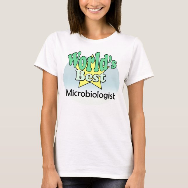 Camiseta Melhor Microbiólogo do Mundo (Frente)