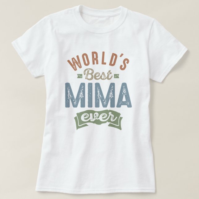 Camiseta Melhor Mima (Frente do Design)