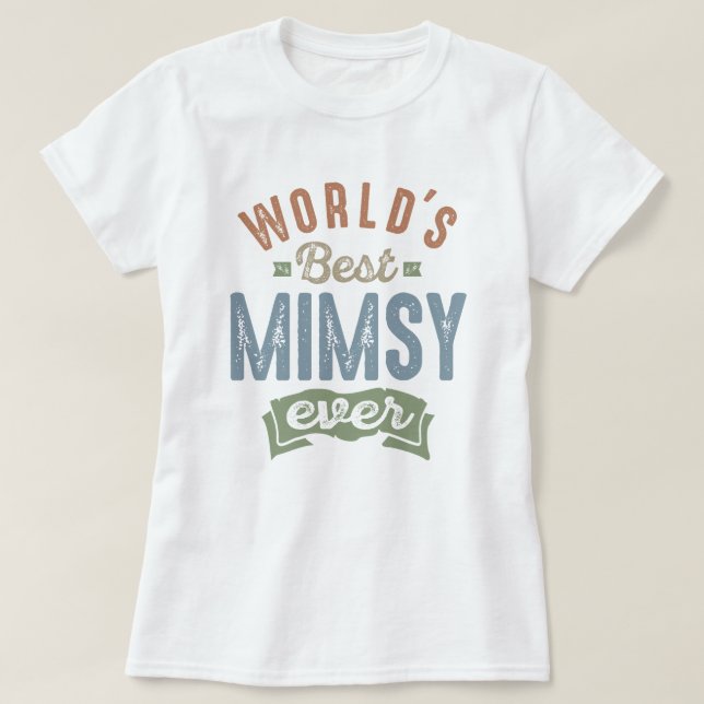 Camiseta Melhor Mimsy (Frente do Design)