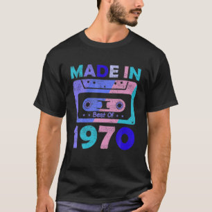 Camiseta Melhor Mistura De 1970 Vintage Com Mais De 50 50 A