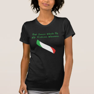 Camiseta Melhor Molho Feito pela Minha Mamma Italiana Arte 