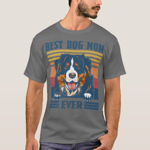 Camiseta Melhor Montanha Bernese Mãe Cachorro Engraçado Mãe