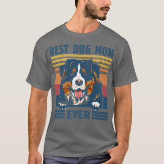 Camiseta Melhor Montanha Bernese Mãe Cachorro Engraçado Mãe