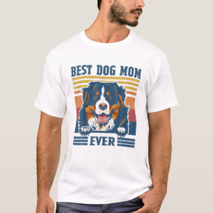 Camiseta Melhor Montanha Bernese Mãe Cachorro Engraçado Mãe