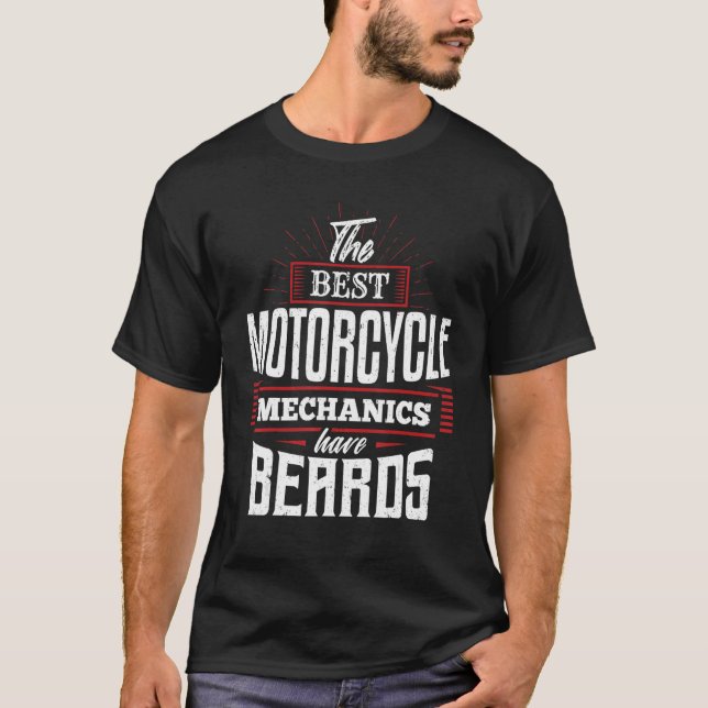 Camiseta Melhor Motocicleta Mecânica Bicicleta Lover Biker  (Frente)