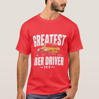 Camiseta Melhor Motorista Uber de Todos os Tempos Motorista