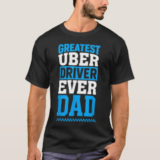 Camiseta Melhor Motorista Uber de Todos os Tempos Presente